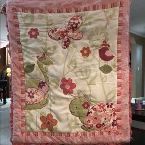 Baby quilt and lamp